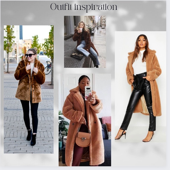 Worthington Brown Faux Fur Coat - Picture 2 of 10